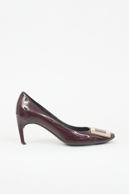 Roger Vivier Patent Leather Trompette Pump