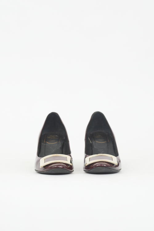 Roger Vivier Patent Leather Trompette Pump