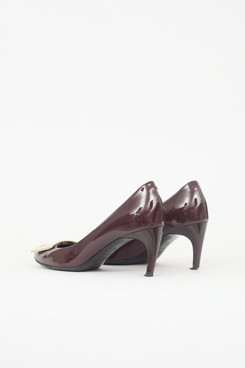 Roger Vivier Patent Leather Trompette Pump