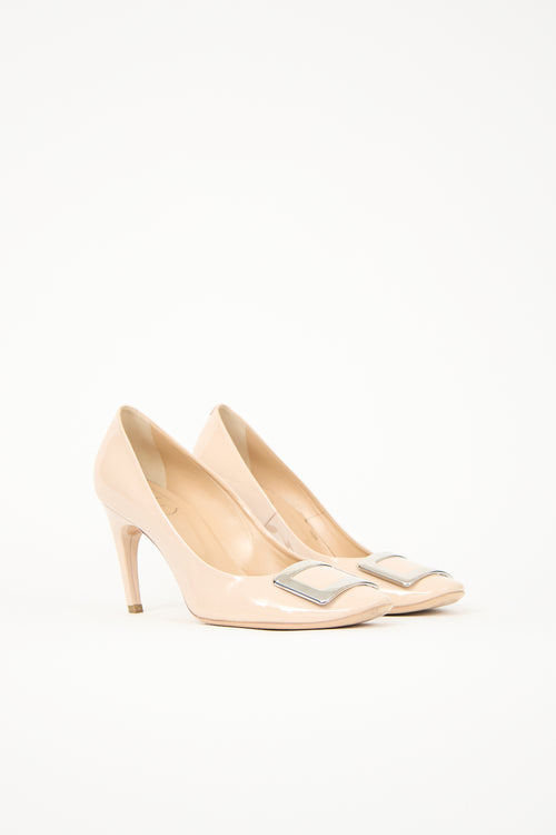 Roger Vivier Patent Leather Trompette Pump