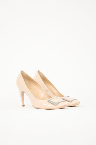 Roger Vivier Patent Leather Trompette Pump
