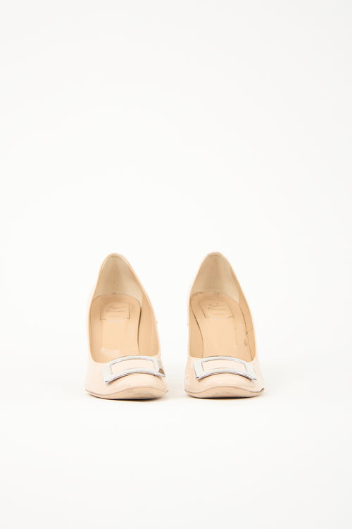 Roger Vivier Patent Leather Trompette Pump