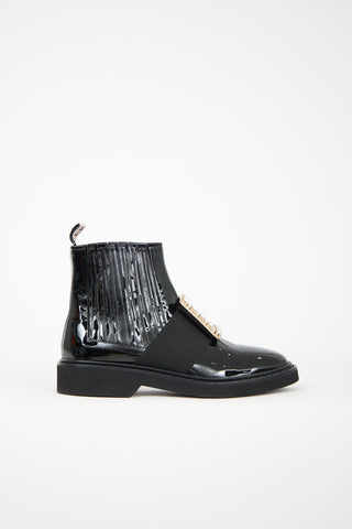 Roger Vivier Patent Viv' Rangers Boot