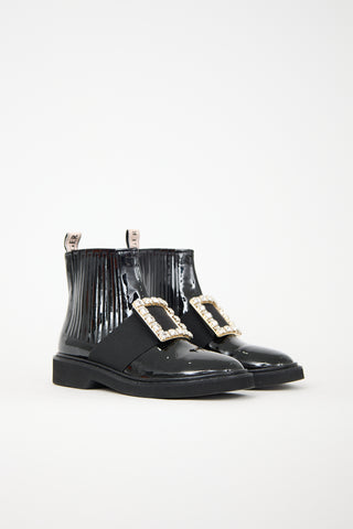 Roger Vivier Patent Viv' Rangers Boot