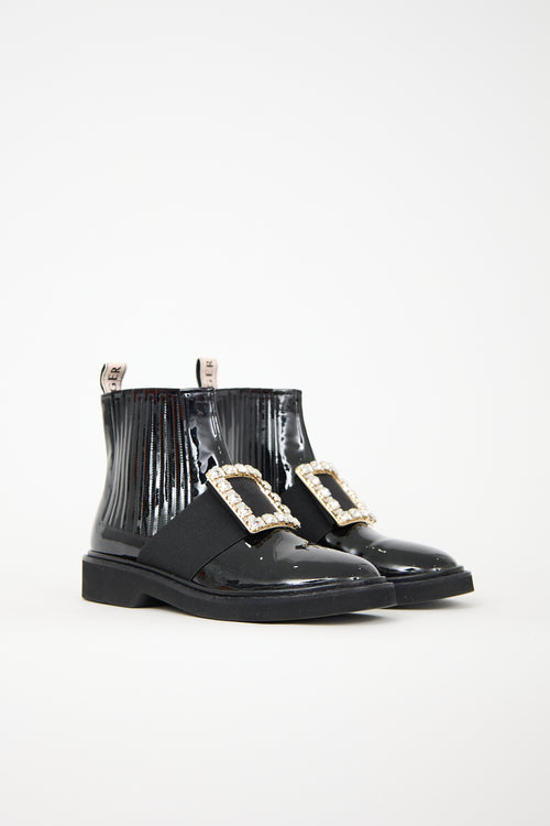 Roger Vivier Patent Viv' Rangers Boot