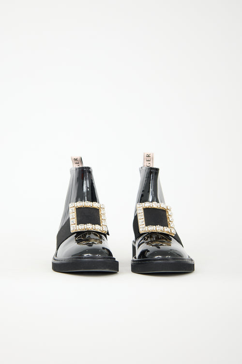 Roger Vivier Patent Viv' Rangers Boot