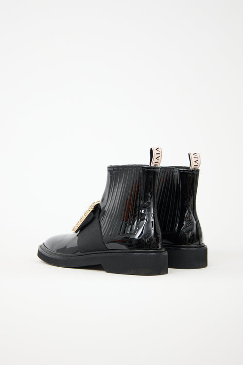 Roger Vivier Patent Viv' Rangers Boot