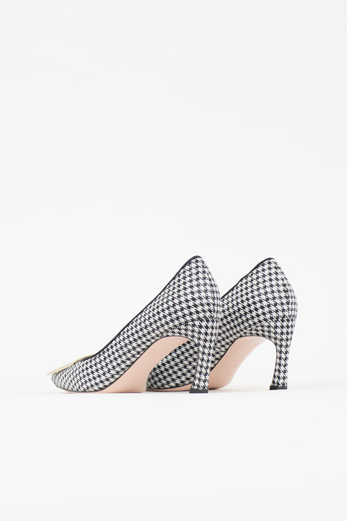 Roger Vivier Patterned Trompette Pump