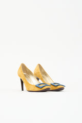 Roger Vivier Suede Buckle Pump