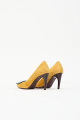 Roger Vivier Suede Buckle Pump