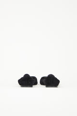Roger Vivier Suede Chips D'Orsay Flat