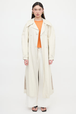 Róhe Coated Trench Coat