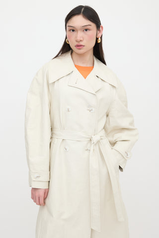 Róhe Coated Trench Coat