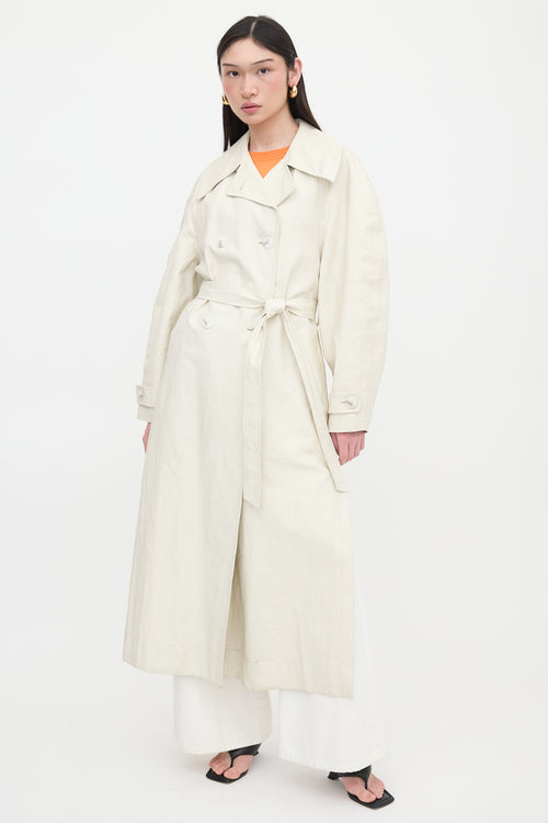 Róhe Coated Trench Coat