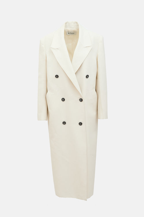 Róhe Double Breasted Coat