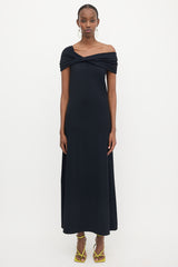 Róhe Off Shoulder Maxi Dress