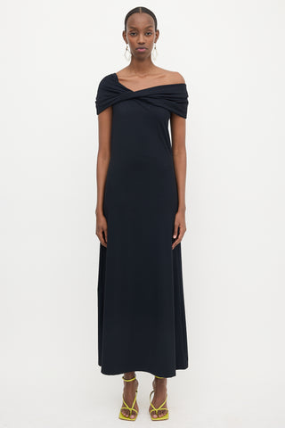 Róhe Off Shoulder Maxi Dress