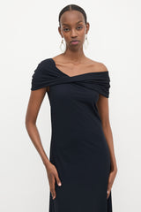 Róhe Off Shoulder Maxi Dress