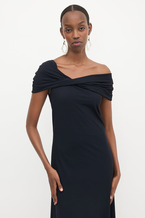 Róhe Off Shoulder Maxi Dress