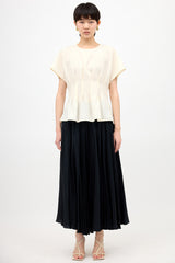 Róhe Wool Pleated Top