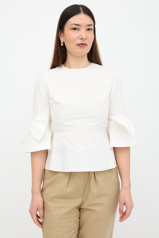 Roksanda Bow Sleeve Blouse