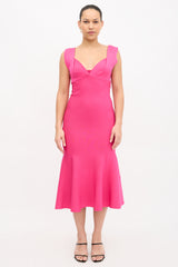 Roland Mouret Knit Fluted Hem Dress