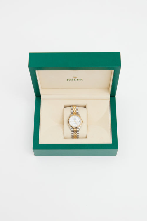 Rolex Mother-of-Pearl Diamond Oyster Perpetual Datejust Watch