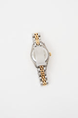 Rolex Stainless Steel 18K Yellow Gold Lady Datejust 26mm Wide Watch