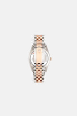 Rolex Steel Rose Gold Diamond MOP Datejust 36 Jubilee Watch