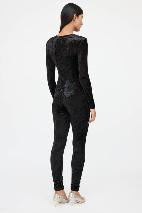 Ronny Kobo Rhodes Velvet Jumpsuit