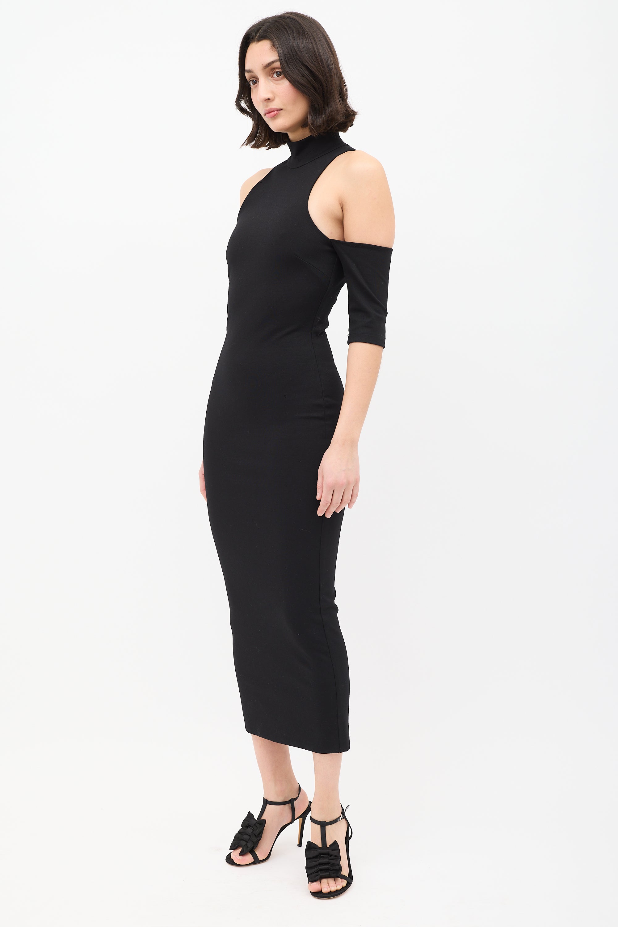 Ronny Kobo // Cold Shoulder Maxi Dress VSP Consignment Ronny Kobo // Cold Shoulder Maxi Dress VSP Consignment