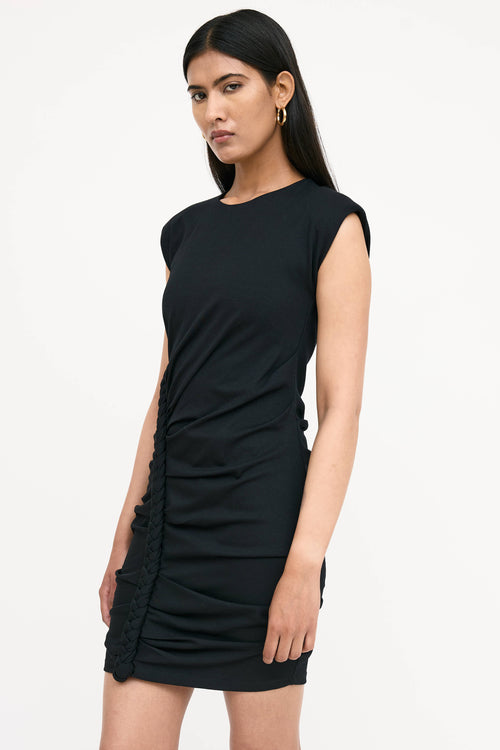 Ronny Kobo Braided Gathered Dress