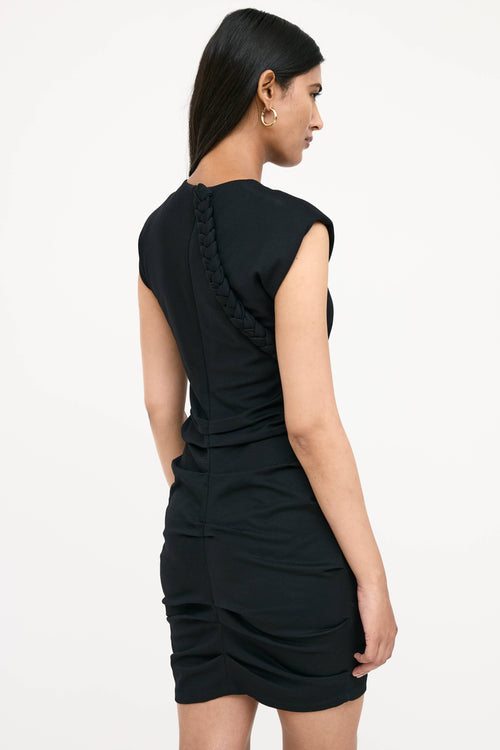 Ronny Kobo Braided Gathered Dress