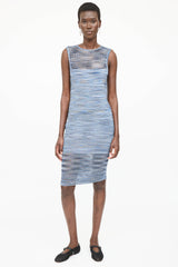 Ronny Kobo Striped Open Weave Dress