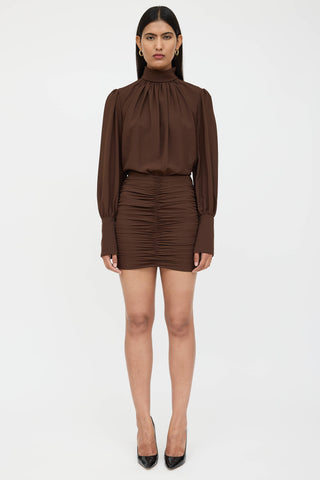 Ronny Kobo Pleated Yebba Dress