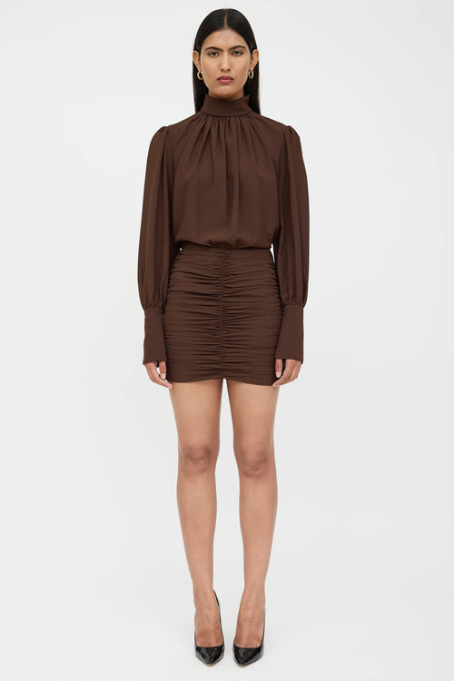 Ronny Kobo Pleated Yebba Dress