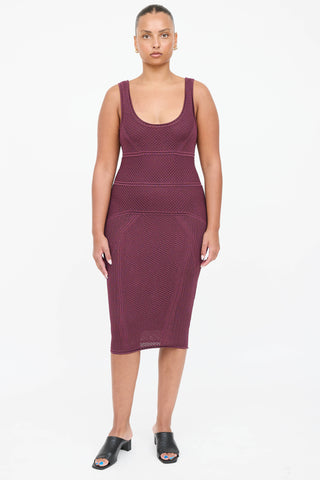 Ronny Kobo Knit Midi Dress