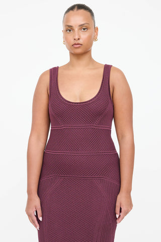 Ronny Kobo Knit Midi Dress