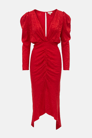 Ronny Kobo Silk Jacquard Astrid Dress