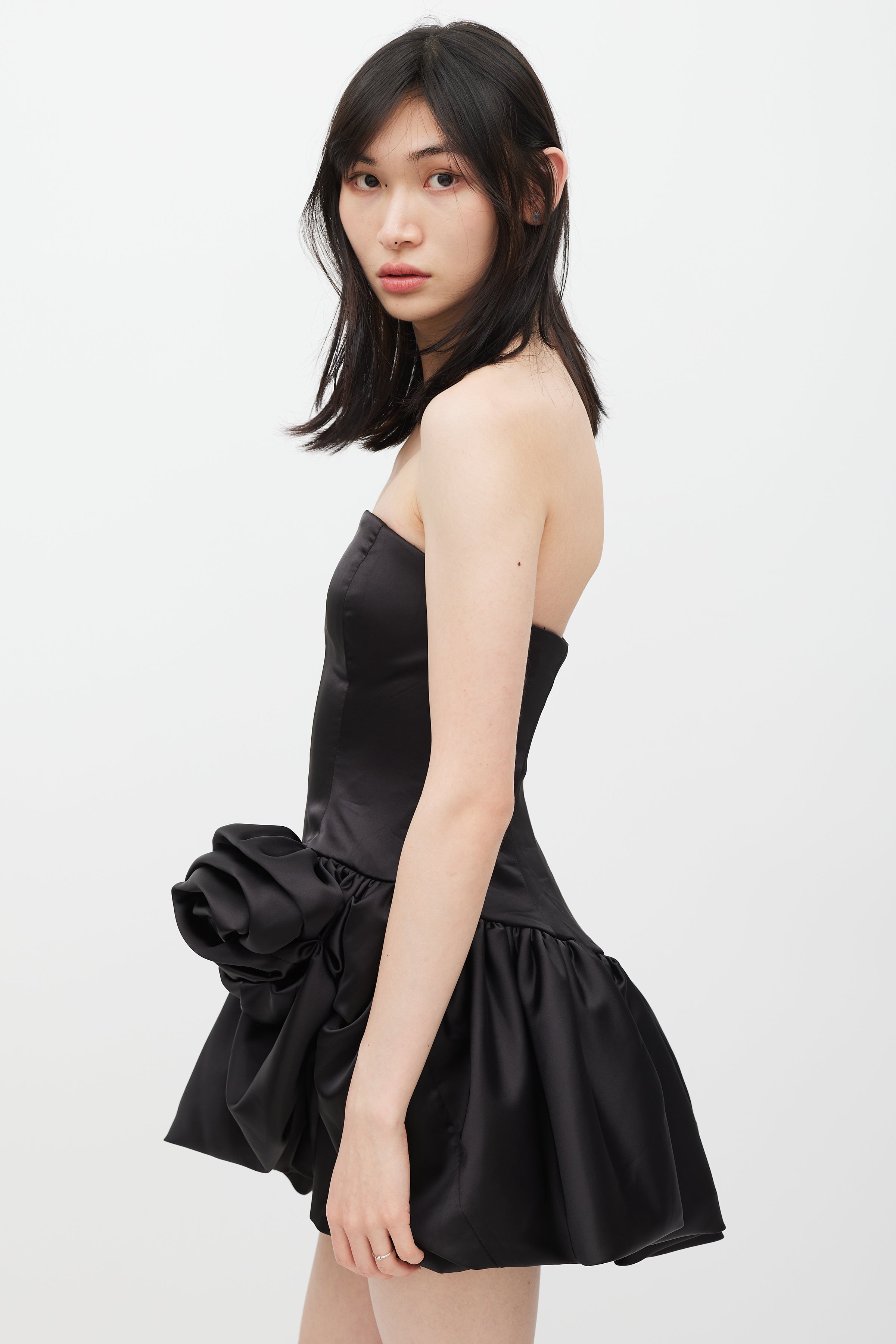 Ronny Kobo // Black Hudsen Rose Mini Dress – VSP Consignment Ronny Kobo // Black Hudsen Rose Mini Dress – VSP Consignment
