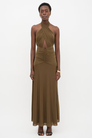 Ronny Kobo Labelle Plunge Gown