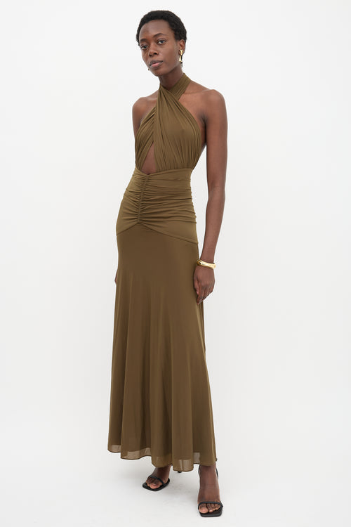 Ronny Kobo Labelle Plunge Gown