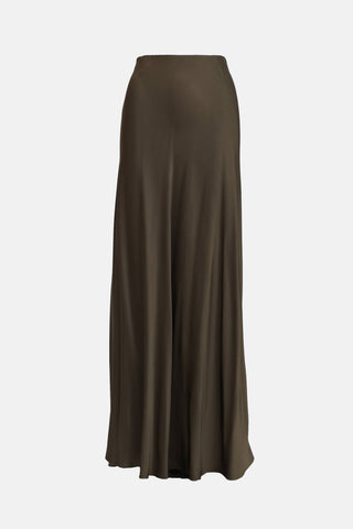 Rosetta Getty Satin Maxi Skirt