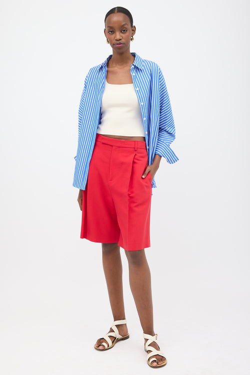 Rosie Assoulin Pleated Shorts