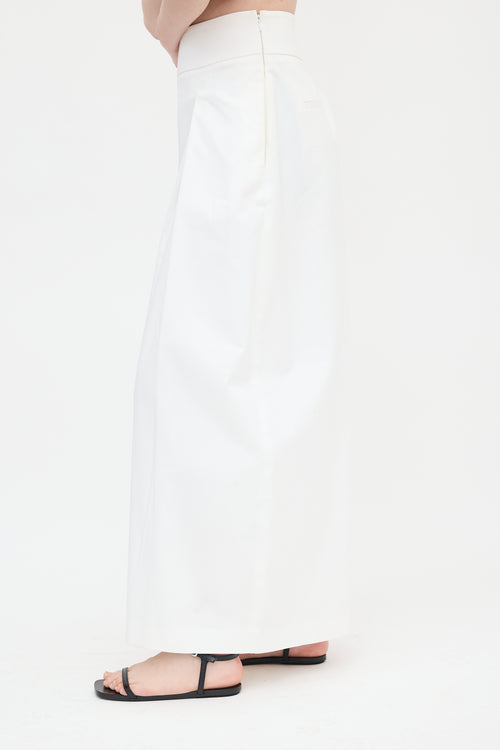 Rosie Assoulin Pleated Wide Leg Pant