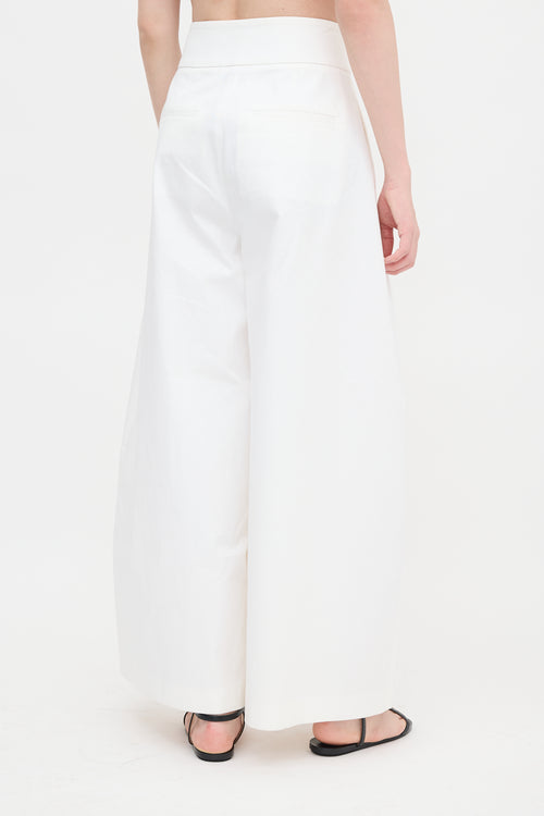 Rosie Assoulin Pleated Wide Leg Pant