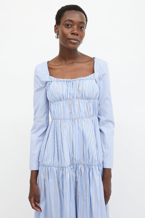 Rosie Assoulin Striped Cheshire Two Piece Dress