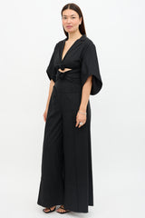 Rosie Assoulin Wool Knotted Jumpsuit