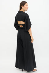 Rosie Assoulin Wool Knotted Jumpsuit