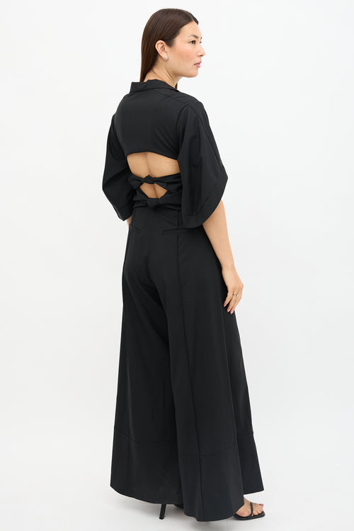 Rosie Assoulin Wool Knotted Jumpsuit